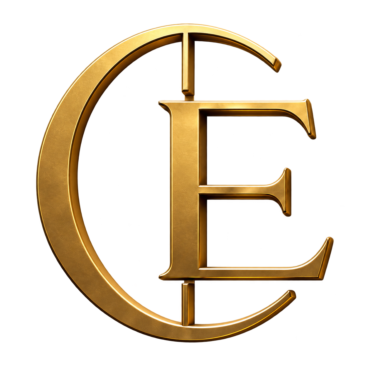 CristEdil Bergamo – monogramma CE dorato